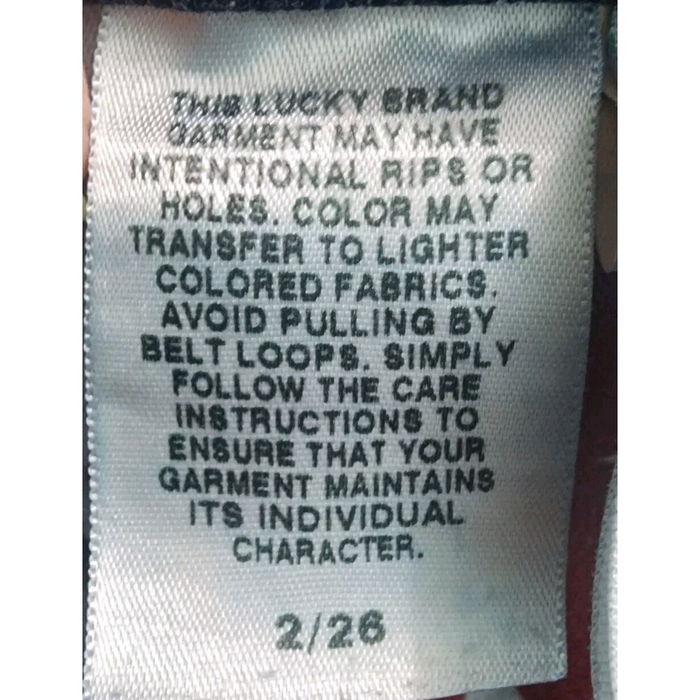 Lucky Brand Womens Size 2 Ava Slim Crop Jean Dark Wash - Picture 6 of 10